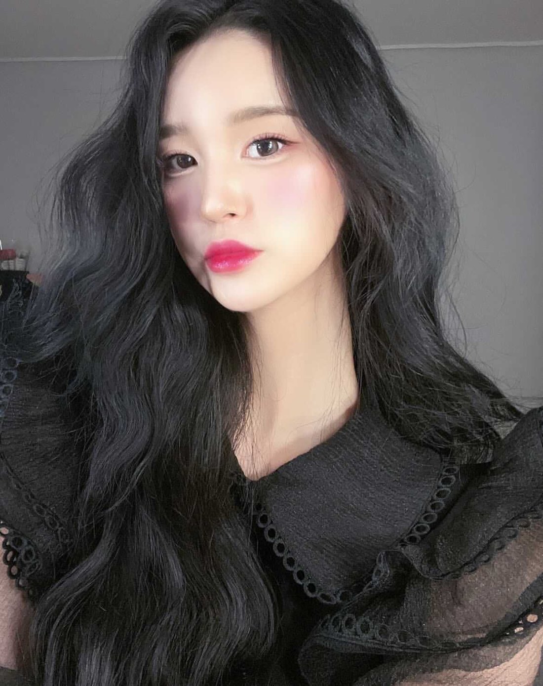 풍성한 긴 머리 S컬 — 부산 전포·서면 베이진 헤어 긴머리펌 (셋팅펌 · 디지털펌)