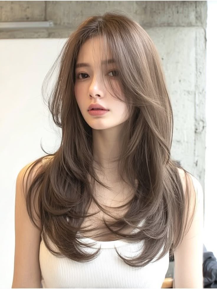 長髮層次燙髮|釜山田浦・西面 Beijin hair 韓系層次燙髮