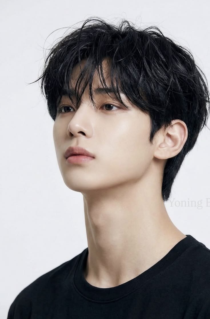 다운 앞머리 텍스처 남성컷 — 부산 전포·서면 베이진 헤어 남성 헤어컷